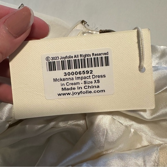 New joyfolie maia impact dress in cream tulle high low Ballgown wedding dress - Picture 9 of 16